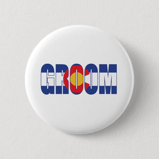 Colorado-Groom Button (Vorderseite)