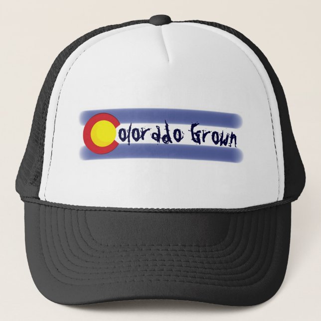 Colorado Grown drapeau national symbole casquette (Devant)