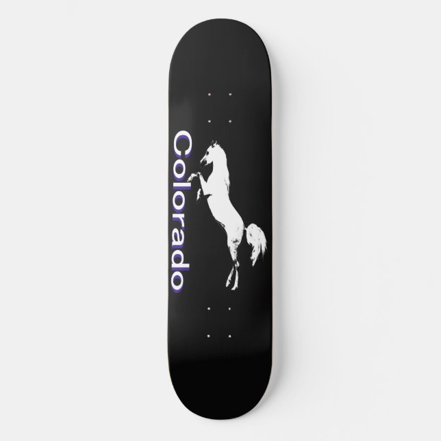 Colorado Hengst Skateboard (Vorderseite)