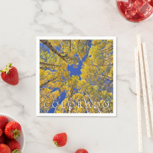 Colorado Herbst   Espenwald im Herbst Serviette