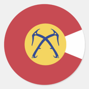 Colorado Ice Tools Runder Aufkleber