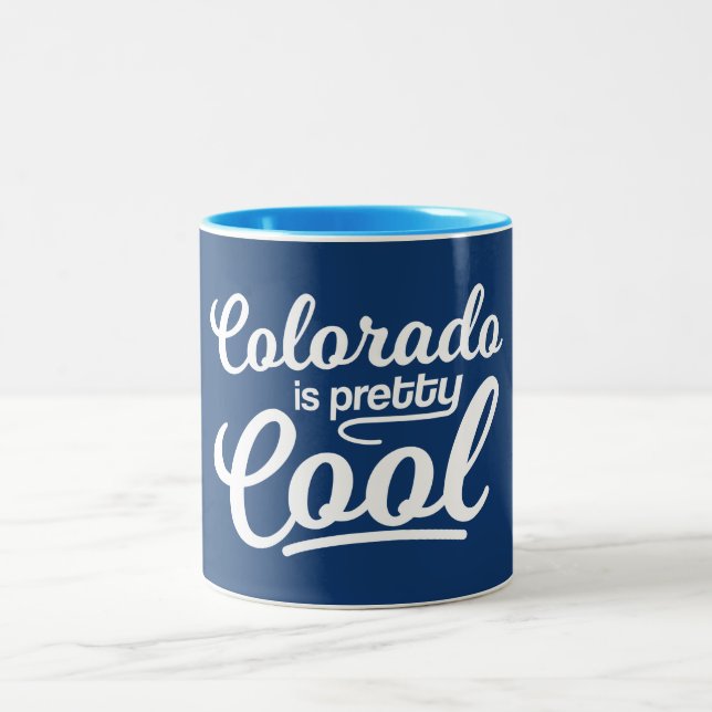 Colorado ist Hübsch Cool Zweifarbige Tasse (Mittel)