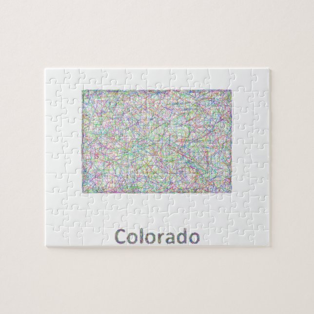 Colorado-Karte (Horizontal)