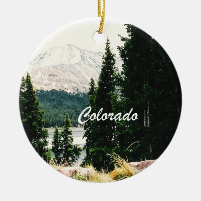 Colorado Keramik Ornament (Vorne)
