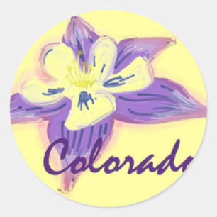 Colorado Kolumbine Blume Aufkleber
