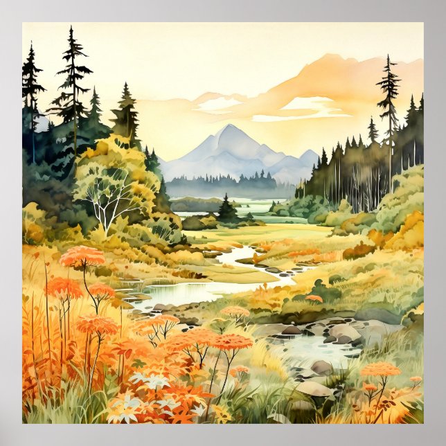 Colorado Landscape Poster (Vorne)