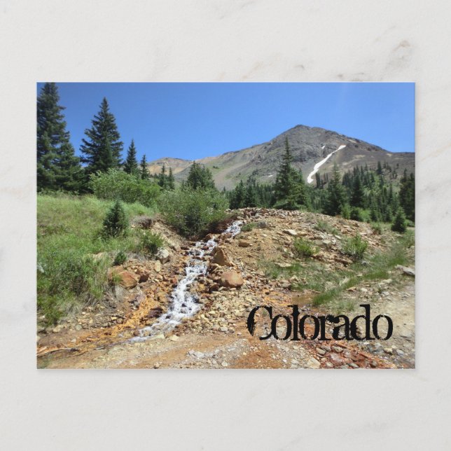 Colorado landschaftliche Postkarte (Vorderseite)