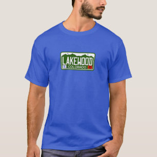 Colorado License Plate LAKEWOOD T-Shirt