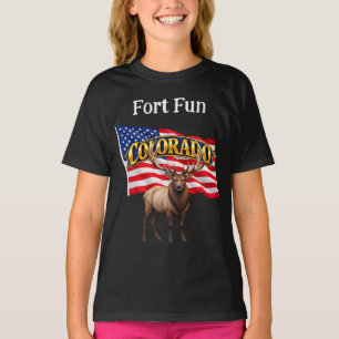 Colorado Mädchen Dunkles T-Shirt
