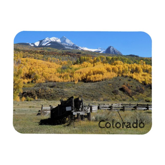 Colorado McClure Pass Aspens Magnet (Horizontal)