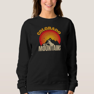 Colorado Montagnes Sweat - shirt à capuche Vintage