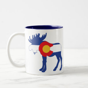 Colorado-Moose Zweifarbige Tasse