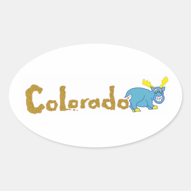 Colorado Mooser Sticker (Vorderseite)