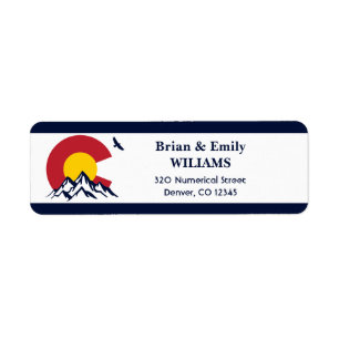Colorado Mountain Flag Name City Street
