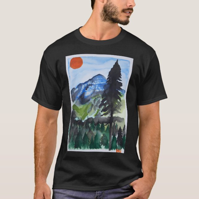Colorado Mountain Scene T-Shirt (Vorderseite)