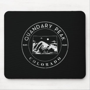 Colorado Mountain State Form Wanderung Quandary Pe Mousepad