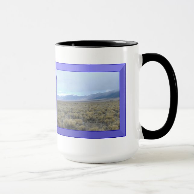 Colorado Mountain Tops 15 Ringer Tasse (Rechts)
