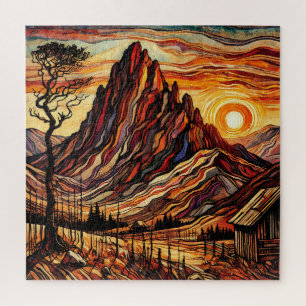 Colorado Mountain Valley 600 Stück Puzzle