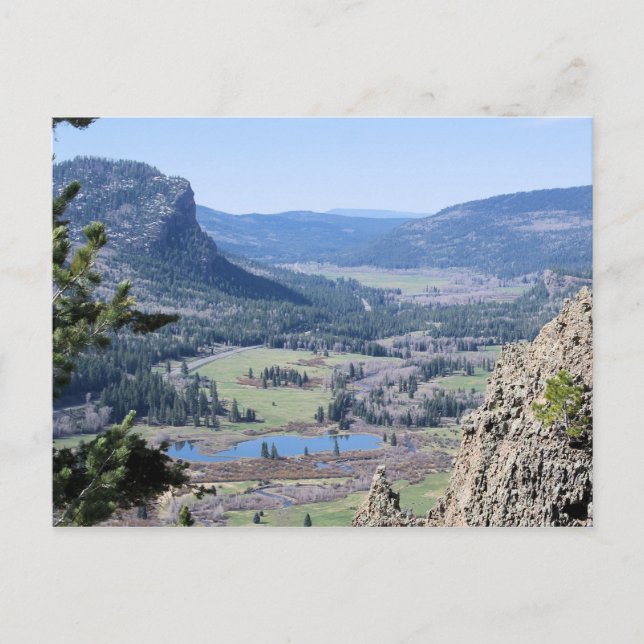 Colorado Mountain Valley Postcard Postkarte (Vorderseite)