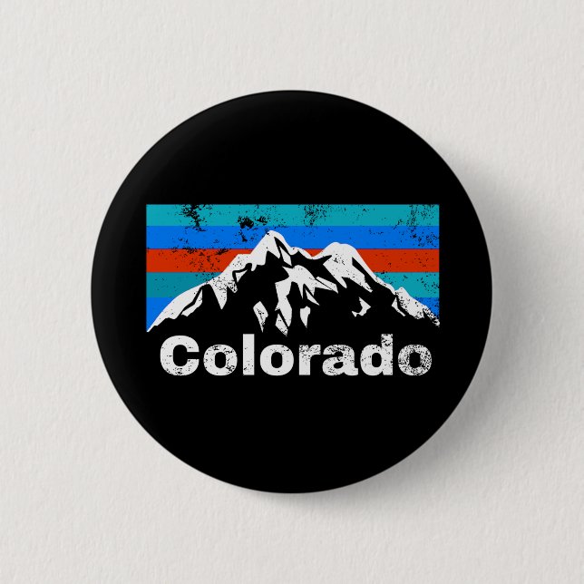 Colorado Mountains Button (Vorderseite)