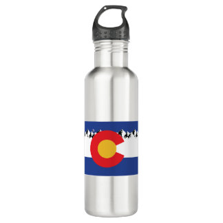 Colorado Mountains Edelstahlflasche