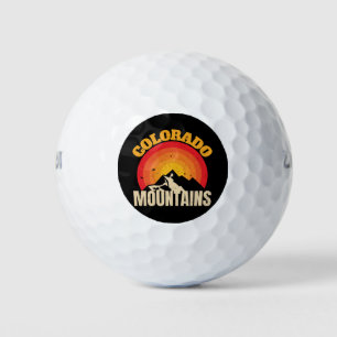 Colorado Mountains Golfball