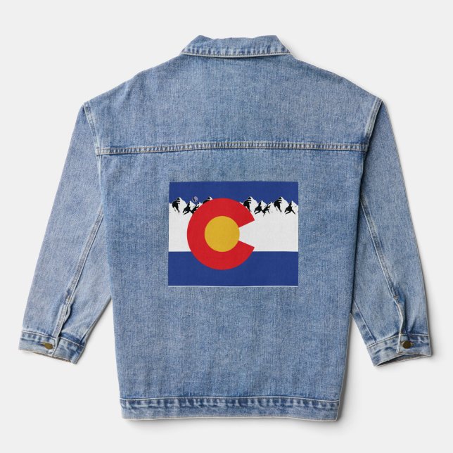 Colorado Mountains Jeansjacke (Rückseite)