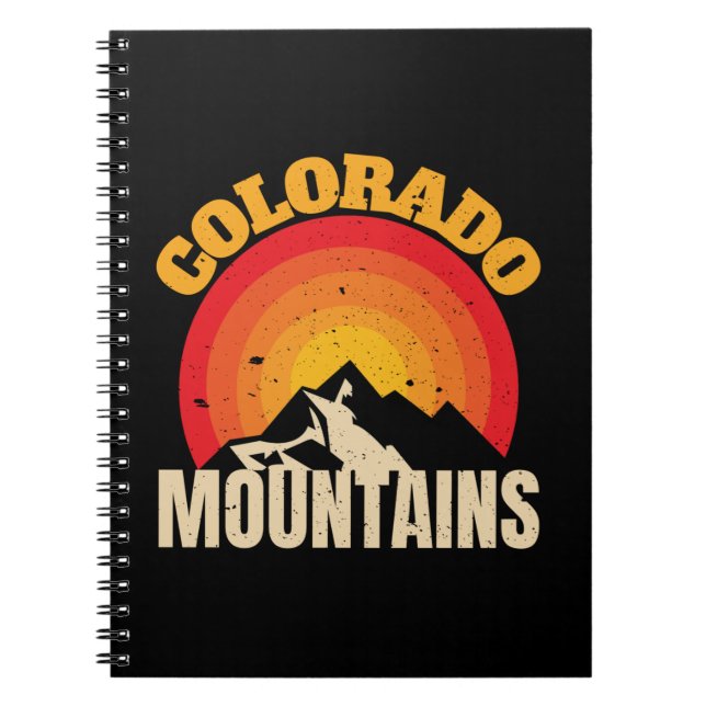 Colorado Mountains Notizblock (Vorderseite)