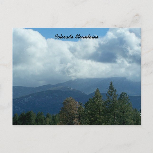 Colorado Mountains Postcard Postkarte (Vorderseite)