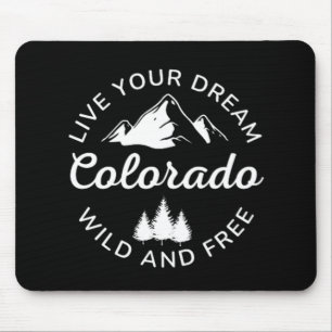 Colorado Mountains Vintag Mousepad