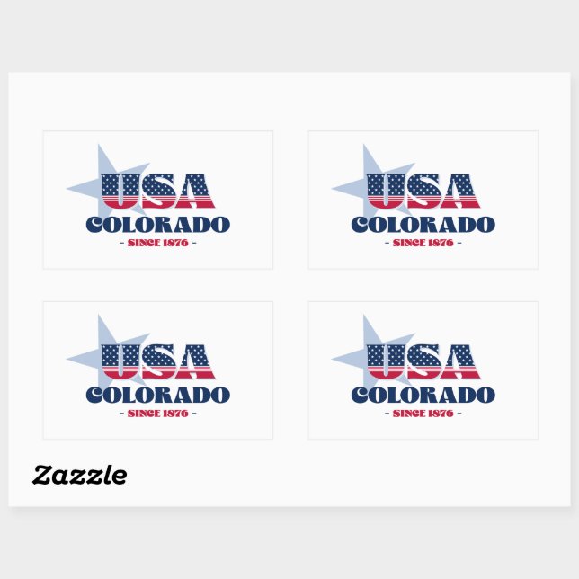 Colorado My Zuhause Staat Sticker (Blatt)
