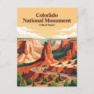 Colorado National Monument Colorado Postkarte