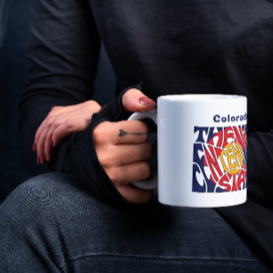 Colorado Nickname Word Art Kaffeetasse