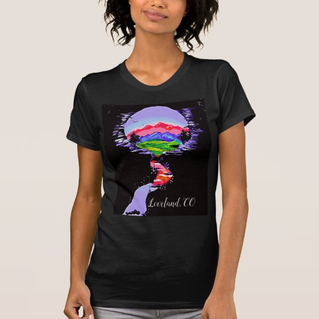 Colorado Nightsky, T - Shirt der Frauen (Vorderseite)