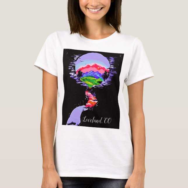 Colorado Nightsky, T-shirt femme (Devant)