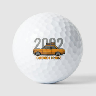 Colorado Orange BMW 2002 | Vintage BMW Golfball