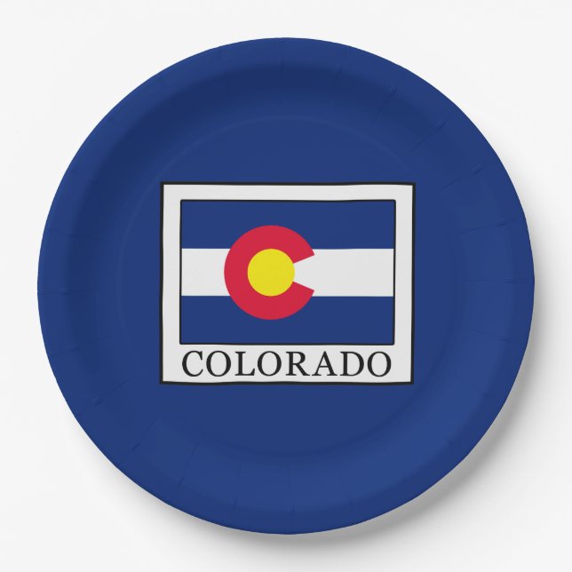 Colorado Pappteller (Vorderseite)