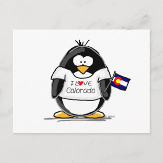 Colorado Penguin Postkarte