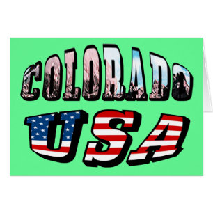 Colorado Picture und USA Text