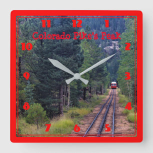 Colorado Pike-Uhr Quadratische Wanduhr