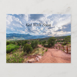 Colorado Pikes Abend Wandern Postkarte