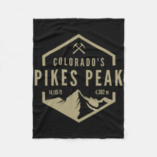Colorado Pikes Peak Fleecedecke