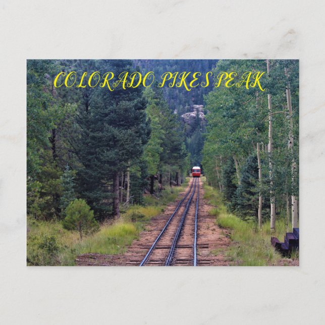 Colorado Pikes Peak POST CARD Postkarte (Vorderseite)