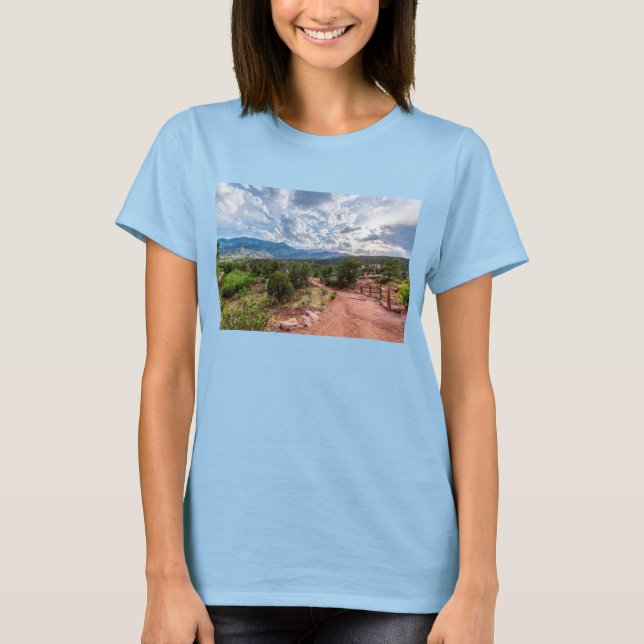 Colorado Pikes Peak Soirée Hike T-Shirt (Devant)