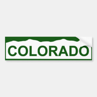 Colorado-Platte neu - COLORADO Autoaufkleber