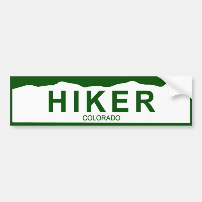 Colorado-Platte neu - WANDERER Autoaufkleber (Vorne)