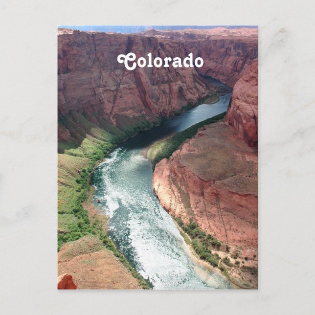 Colorado Postkarte (Vorderseite)