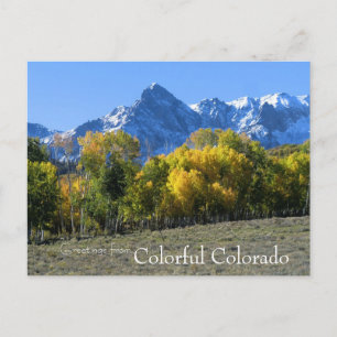 Colorado-Postkarte Postkarte