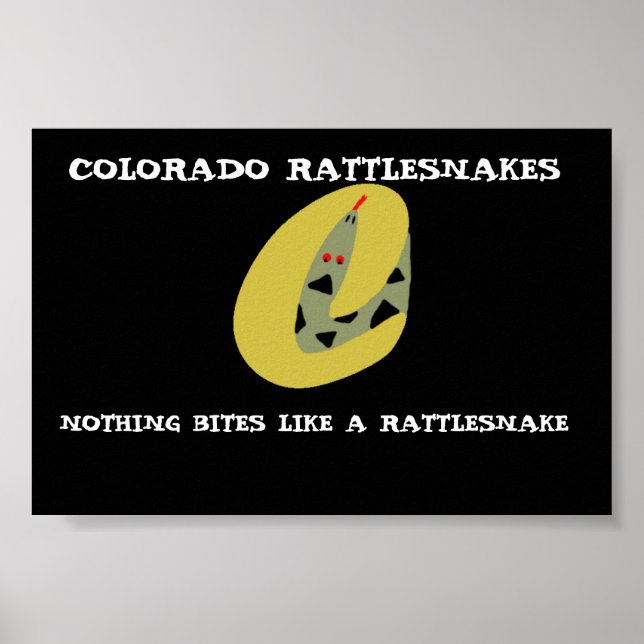 Colorado Rattlesnakes Poster (Vorne)