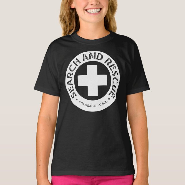 Colorado Recherche et Secourir T-shirt essentiel (Devant)